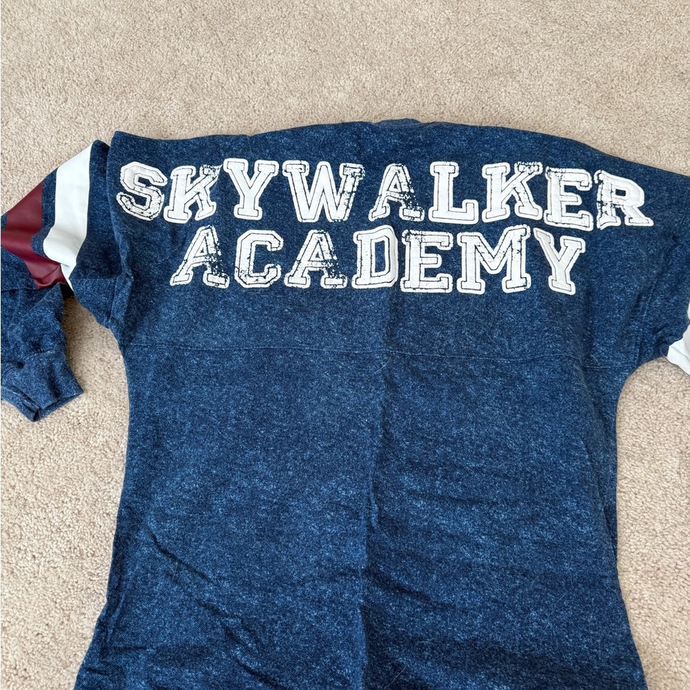 Star Wars Blue Long Sleeve spirit jersey Skywalker Academy